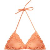 Esranın Dünyası Boyundan Bağlamalı Fırfırlı Üçgen Bikini Üstü - 0 - Gold - 0 - 1 Yaş