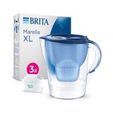 Esranın Dünyası Brıta Marella Xl 3x Maxtra Pro Pure Performance Filtreli Su Arıtma Sürahisi - Mavi (3,5l)