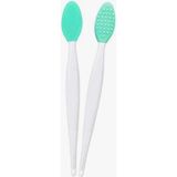 Esranın Dünyası Buffer® 2 Adet Dudak Burun Fırçası Peeling Etkili Gözenek Siyah Nokta Temizleyici Akne Giderici Çift Fırça - 01