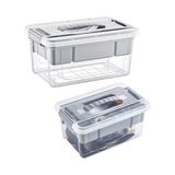 Esranın Dünyası Büyük Boy Bölmeli Organizer Kutu 9 Litre - Şeffaf Tasarım Saklama Kabı - Ev Araba Saklama Kutusu - Ev Banyo Düzenleyici, Dolap Düzenleyici, Saklama, Kutu, Organizer