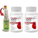 Esranın Dünyası Cardiamin Forte: 2 Adet Multivitaminli OMEGA3LÜ 60 Soft Jel Kapsüllü Formül + 30 ml Çörek Otu Masaj Yağı