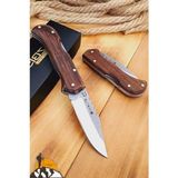 Esranın Dünyası Ceviz Sap Kamp Çakısı Outdoor Piknik Çakısı Bahçe Çakısı (ÇKW-473)