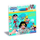 Esranın Dünyası Clementoni - 22243-15 Parça Water Magic Frame Puzzle - Dc Super Friends