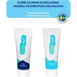 Esranın Dünyası Clinomyn Fresh Jel Diş Beyazlatan ve Parlatan Diş Macunu + Smokers Diş Beyazlatan Diş Macunu 75 ml - 00-Siyah - Beyaz