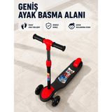 Esranın Dünyası Çocuklar Için 3 Tekerlekli Scooter Ayarlanabilir Gidonlu Eğlenceli Sürüş Aracı
