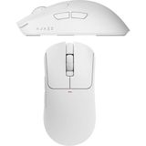 Esranın Dünyası Coverzone Ajazz Kablosuz Oyuncu Mouse 2.4ghz Bluetooth Kablolu 3 Modlu Bağlantı Aı Sesli Asistan Nearlink 500MAH 61G Hafif 400-3200 Dpı Type-C | (AJ200 Nl Aı Mc - Beyaz) - Adaçayı