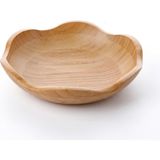 Esranın Dünyası Deconox Dekoratif Bambu Kase 20 cm ve 25 cm Ölçü Seçenekli, Dalgalı Kenarlı Sunum Kasesi, Çerezlik, Kuruyemiş, Kuru Meyve, Şekerlik, Anahtarlık, Takılık, Banyo ve Masa Üstü Düzenleyici Kase - Acı Yeşil