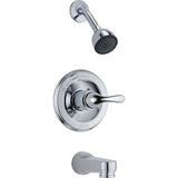 Esranın Dünyası Delta Faucet Klasik Küvet Bataryası Seti, Duş Bataryası Seti, Delta Duş Trim Kiti, Küvet ve Duş Bataryası Kombo, Krom T13420-PD (Vana Dahil Değildir) - Adaçayı Yeşili