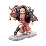 Esranın Dünyası Demon Slayer Kimetsu No Yaiba Nezuko Kamado Fighting Version Aksiyon Figürü 17 cm - (DipCamo)Charcoal-White