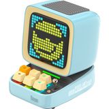 Esranın Dünyası Divoom Ditoo Pixel Art Taşınabilir Hoparlör, 256 LED Uygulama Kontrollü Ekran, Mekanik Rgb Klavye, Oyunlar, Alarmlar ile Bluetooth Kablosuz Yüksek Sesli Hoparlörler - Adaçayı Yeşili