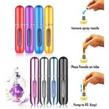 Esranın Dünyası Doldurulabilir Mini Cep Parfüm Şişesi, Taşınabilir Sprey Atomizer, 3 Adet