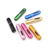 Esranın Dünyası Doldurulabilir Mini Parfüm Şişesi 5 Ml, Cep Boy Parfüm Atomizeri, Taşınabilir Sprey Şişesi, Çanta Içi Seyahat Parfüm ve Kolonya Şişesi - 0-Koyu Mavi - 1 Adet