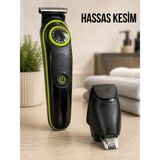 Esranın Dünyası Erkek Bakım Seti 5'i 1 Arada 0-10 mm Ayarlanabilir Çok Fonksiyonlu Tıraş Makinesi