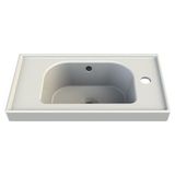 Esranın Dünyası Etajerli 50X28 cm Lavabo, Sağdan Delikli