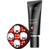 Esranın Dünyası Faq Vücut Şekillendirme Seti – LED Işıklı Faq 411 Mikroakım Derin Doku Masaj Aleti + Body Sculpt Hyaluronik Asit Serumu & Selülit Kremi 60 ml – Sıkılaştırma ve Lenf Drenajı Için