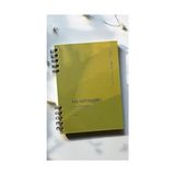 Esranın Dünyası Fark Tanıtım Spiralli 80 Yaprak Çizgili A5 Defter, Not Defteri, Okul Defteri, 4 Farklı Renk Seçeneği (03 Olive Green) - 1