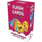 Esranın Dünyası Flash Cards Türkçe-Ingilizce Eğitim Kartları, 29 Harf ve 29 Hayvan, 3+ Yaş, 48 Parça