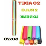 Esranın Dünyası Fon Kartonu, 10 Renk ile 50X70 cm Boyutunda 20 Adet
