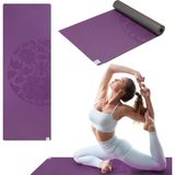 Esranın Dünyası Gaiam Yoga Matı – Premium Dry-Grip Kalın Kaymaz Egzersiz ve Fitness Matı, Sıcak Yoga, Pilates ve Yer Egzersizleri Için 172,7 cm Uzunluk x 61 cm Genişlik x 5 mm Kalınlık– Mor - 00-Siyah - Beyaz - 1 x 10 m