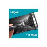 Esranın Dünyası Gillette Mach3 Charcoal Yedekli Erkek Tıraş Makinesi – Paslanmaz Çelik Bıçak, Pürüzsüz ve Konforlu