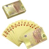 Esranın Dünyası Gold Euro Iskambil Kağıdı Kaygan Plastik Su Geçirmez Oyun Kağıdı CIN461SR - (DipCamo)Charcoal-White