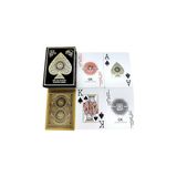 Esranın Dünyası Gold Jumbo Plastik Su Geçirmez Jumbo Blackjack Iskambil Oyun Kağıdı CIN885SR - 10
