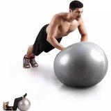 Esranın Dünyası Gri Pilates Topu, Pompa Hediyeli, 65 cm Boyutunda