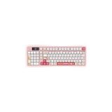 Esranın Dünyası Hawk Gaming HK258 Membrane LCD Rgb Kablosuz/bluetooth Siyah Turuncu Full Türkçe Gaming Klavye (Beyaz Pembe)