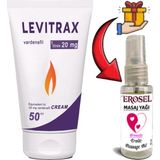 Esranın Dünyası Helsol/ Levitrax Cream Erkeklerin Performanslarına Özel 50 ml Krem + Hediye Erosel Erotikmasaj Yağı - Belirtilmemiş