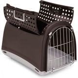 Esranın Dünyası Imac Linus Cabrio Üstü Açılabilen Köpek Pet Taşıma Çantası Antrasit 50X32X34.5CM - --