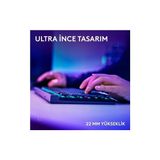Esranın Dünyası Kablosuz Oyun Klavyesi, Tkl Düşük Profilli ve Rgb Aydınlatma ile Modern Tasarım