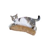 Esranın Dünyası Kedi Oyuncağı Sarılma Yastığı Uyku Oyuncağı Kedi Otlu 30 cm Peluş (1 Adet) (Kahverengi)