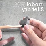 Esranın Dünyası Kil Seramik Hamuru, 1000GR Stone Effect ile Yaratıcı El Işi