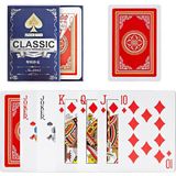 Esranın Dünyası Kırmızı Pvc Plastik Su Geçirmez Iskambil Poker Oyun Kağıdı RD62KR - (DipCamo)Charcoal-White