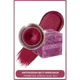Esranın Dünyası Kuatra Pink Begonia Doğal Içerikli Nemlendirici - Antioksidan Işıltı Veren Balm (Ruj - Allık - Göz Farı) 7ml