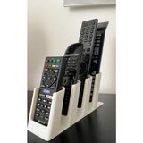 Esranın Dünyası Kumanda Tutucu Stand – 4'lü Tv Uzaktan Kumanda Organizer | Sehpa, Tv Ünitesi Için Masaüstü Düzenleyici | Beyaz