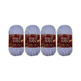 Esranın Dünyası Kürkçü Han Boni Soft TYPE%100 Akrilik Örgü Ipi 35G 59M – 4’lü Paket (Toplam 140G 236M) – Yumuşak Dokulu, Şiş ve Tığ Uyumlu, Atkı Bere Bebek ve Amigurumi Için (Leylak)
