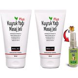 Esranın Dünyası Kuyruk Yağı Masaj Jeli Plus 2 Tane 50 ml Konsantre Formül + Çörek Otu Yağı - Belirtilmemiş