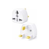 Esranın Dünyası Kyrotech Tip G, Ingiliz Adaptör Fişi, Hindistan, Ingiltere, Dubai, Hong Kong, Singapur, Kıbrıs Fişi, Hac, Umre Uyumlu, 2 ve 3 Uçlu Seyahat Fiş Çevirici Dönüştürücü Priz, Uluslararası Güç Adaptörü