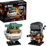 Esranın Dünyası LEGO Brickheadz Star Wars The Mandalorian & The Child 75317-10 Yaş ve Üzeri Star Wars Sevenler Için Baby Yoda Içerenyaratıcı Oyuncak Yapım Seti (295 Parça)