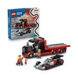 Esranın Dünyası LEGO City Audi F1 Yarış Arabalı F1 Sergileme Kamyonu 60493 | 7 Yaş ve Üzeri Çocuklar Için Audi Pilotu ve 2 Pit Ekibi Minifigürü Içeren Oyuncak Yapım Seti, Hediye Fikri (508 Parça)