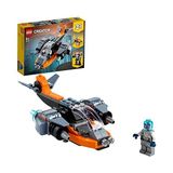Esranın Dünyası LEGO Creator 3’ü 1 Arada Siber Insansız Hava Aracı 31111-6 Yaş ve Üzeri Çocuklar Için Siber Insansız Hava Aracı, Siber Robot ve Siber Motosiklet Içeren Yaratıcı Oyuncak Yapım Seti (113 Parça)
