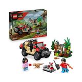 Esranın Dünyası LEGO Jurassic World Raptor Arazi Kaçışı 76972 | 6 Yaş ve Üzeri Çocuklar Için Reuben ve Yavru Dolores Evcil Dinozor Figürü Içeren Oyuncak Yapım Seti, Hediye Fikri (285 Parça)