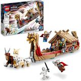 Esranın Dünyası LEGO Marvel Keçi Teknesi 76208-8 Yaş ve Üzeri Için 5 Minifigürlü Koleksiyonluk Oyuncak Yapım Seti (564 Parça)