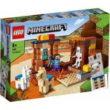 Esranın Dünyası LEGO Minecraft Ticaret Noktası 21167 Minecraft Steve ve Iskelet Oyuncakları Içeren Koleksiyonluk Aksiyon Figürlü Oyun Seti (201 Parça)