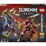 Esranın Dünyası LEGO Nınjago Ikiz Titan Robotları 71870-12 Yaş ve Üzeri Kız ve Erkek Çocuklar Için Oni Savaşçısı, Kai ve Nya Minifigürleri Içeren Yaratıcı Oyuncak Yapım Seti, Doğum Günü Hediyesi Fikri (1707 Parça)