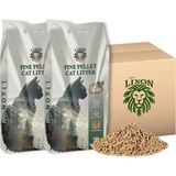 Esranın Dünyası Lixon Natural Doğal Çam Peleti Kedi Kumu 10 kg (20L) Yavru/yetişkin Kediler, Kemirgenler IÇIN%100 Biyobozunur - Astımlı Kediler Için Uygun - Kimyasal Içermeyen - Yüksek Emiş Gücü - 5 kg x 2 Adet