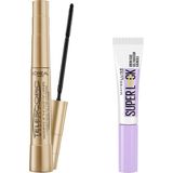 Esranın Dünyası L'oreal Paris Telescopic Gold Maskara - Siyah & Super Lock Brow Glue Kaş Sabitleyici Maskara - Şeffaf - 001 Brown