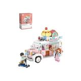 Esranın Dünyası Loz Mini Block Serisi Food Truck/yemek Kamyonu -LZ1738 (582 Parça) Oyuncak Yapım Seti - 41 Delft Blue