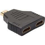 Esranın Dünyası Lunatic 4744 2 Port HDMI Çoklayıcı Splitter Switch Ekran Çoğaltıcı - Almond